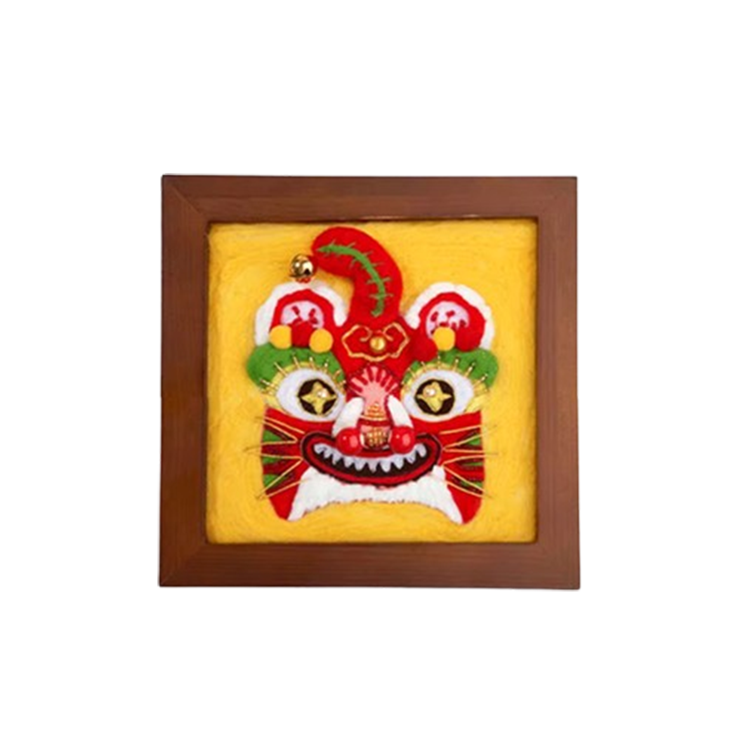 DIY Wool Felt Craft Kit - Lion Dance Frame