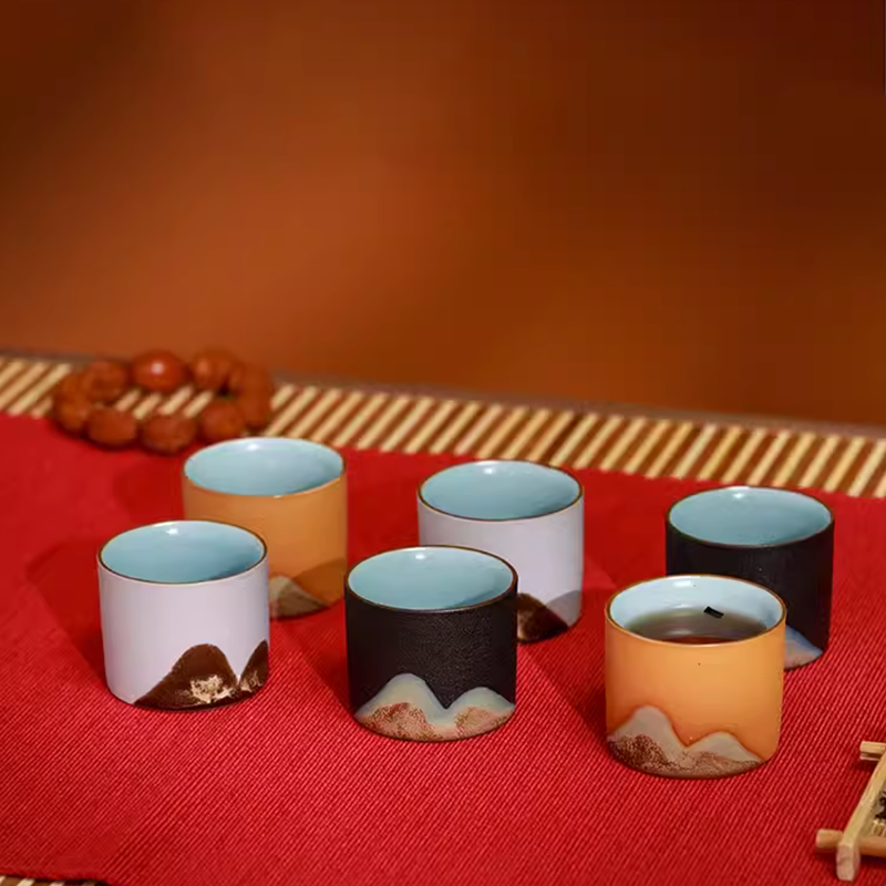 Dunhuang Academy Landscape Teacup Gift Box