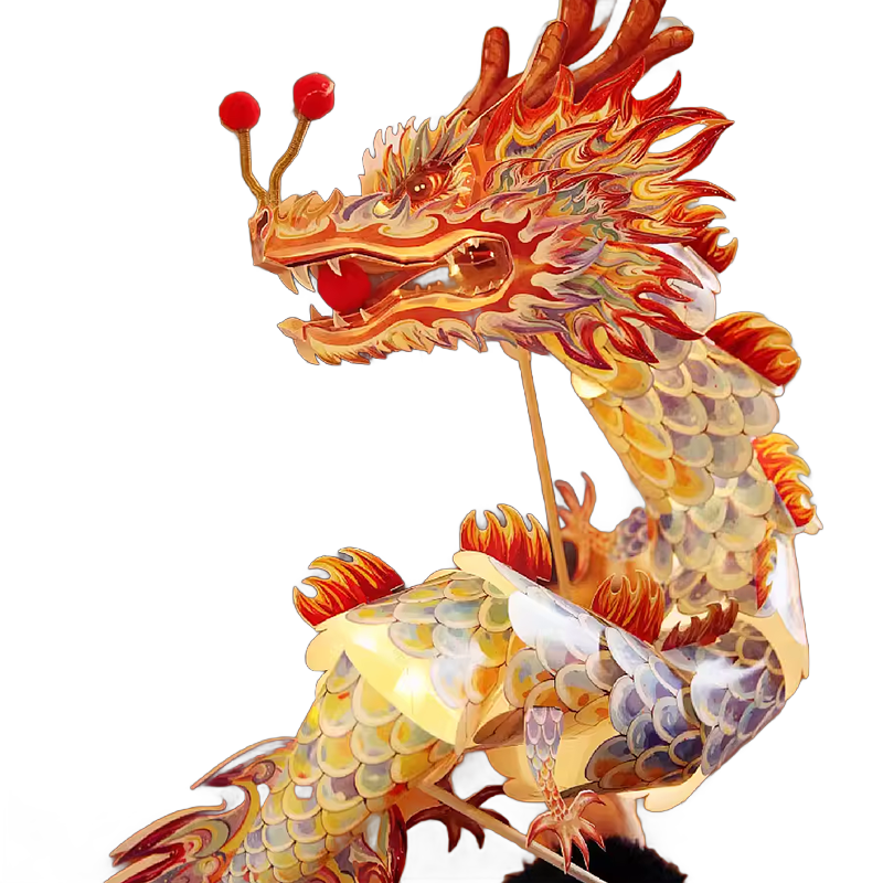 Chinese Dragon Lantern DIY Kit