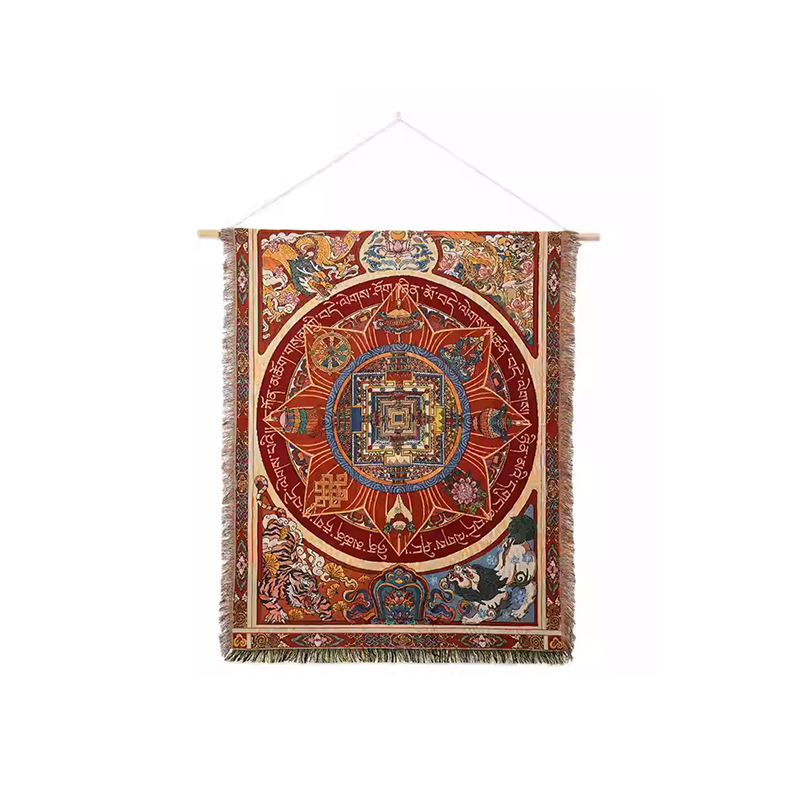 Tibetan Bliss Tapestry Art