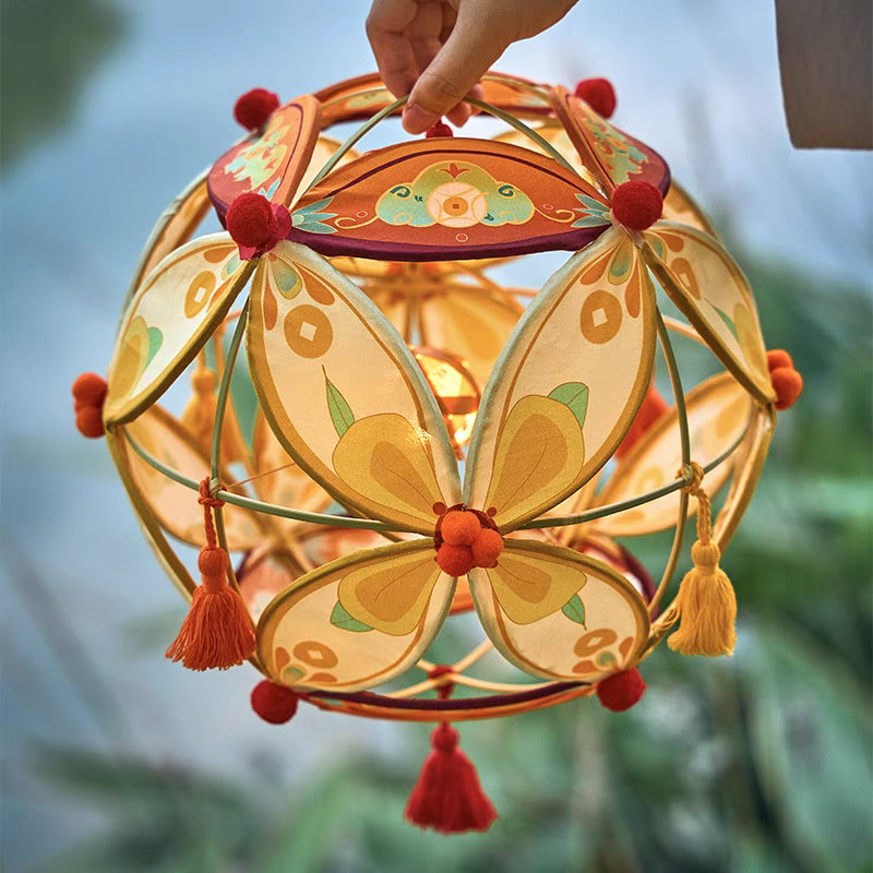 Non-heritage handmade bamboo woven diy lantern