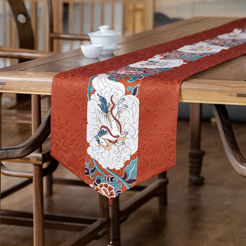 Dunhuang Blessing Beast Table Runner