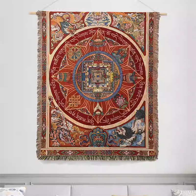 Tibetan Bliss Tapestry Art