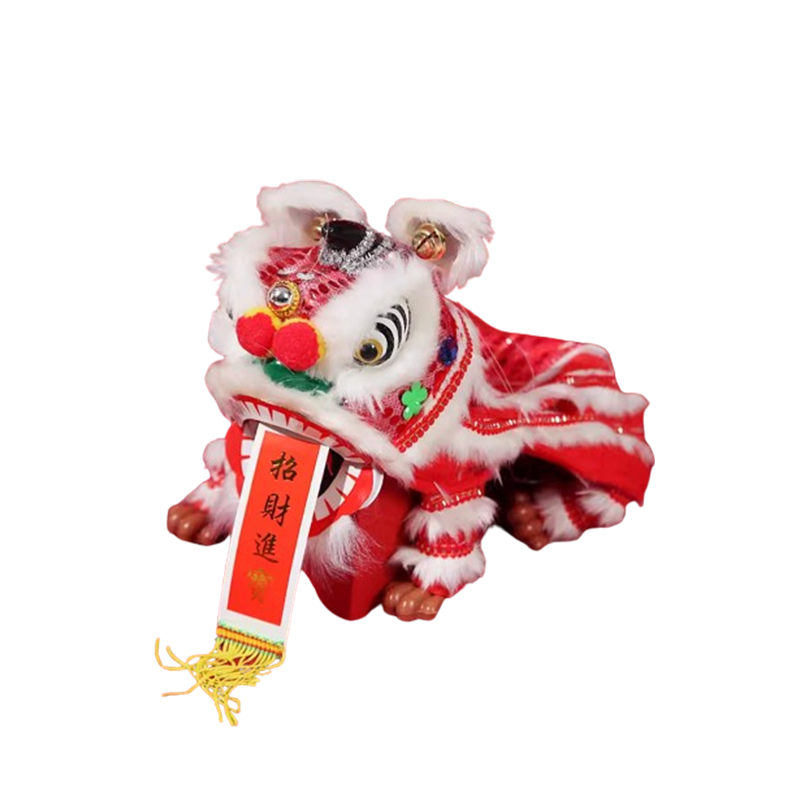 Chinese-Style Lion Dance Marionette for Children's Day