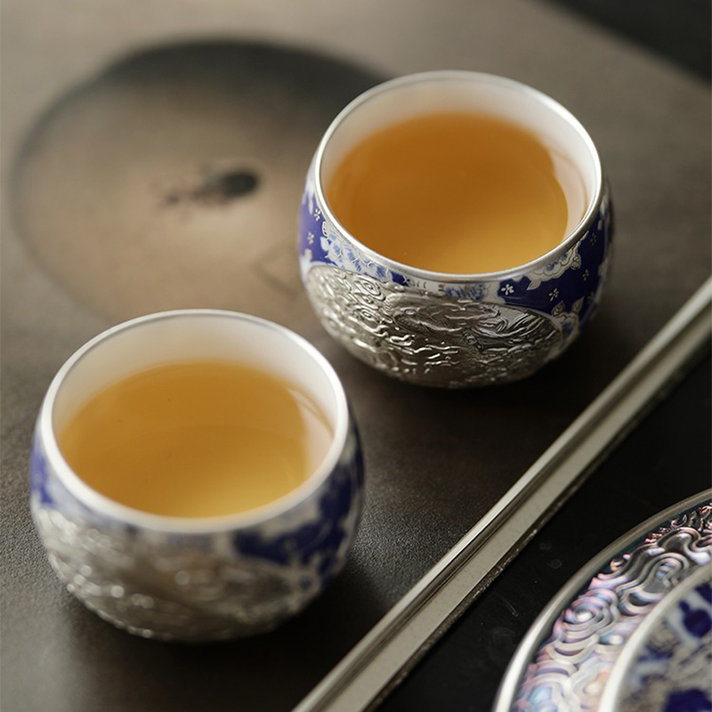 Palace Dragon Phoenix Gilded Teacup