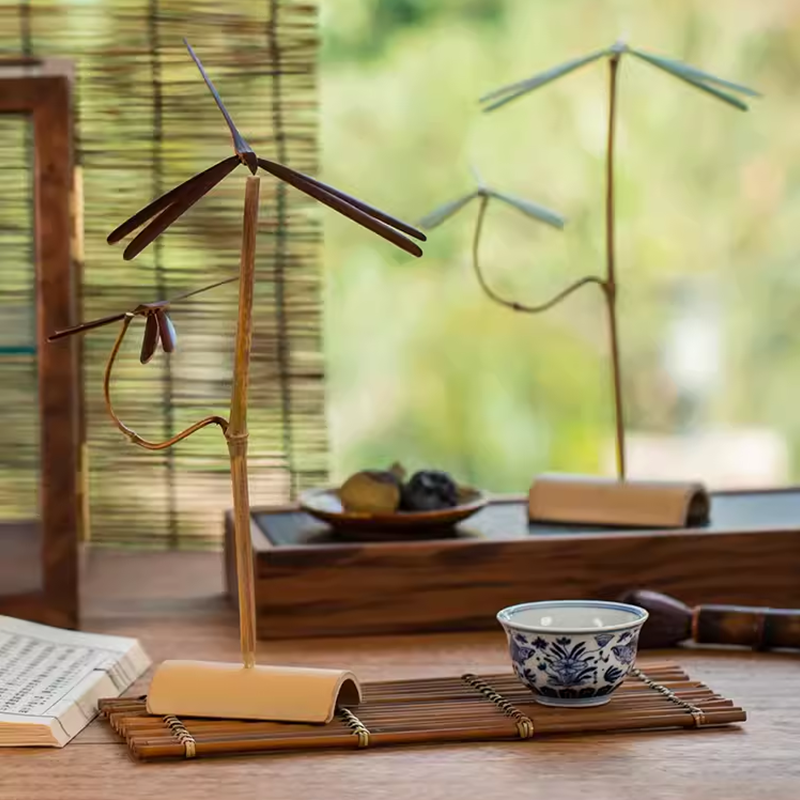 Zen Bamboo Dragonfly Tea Set