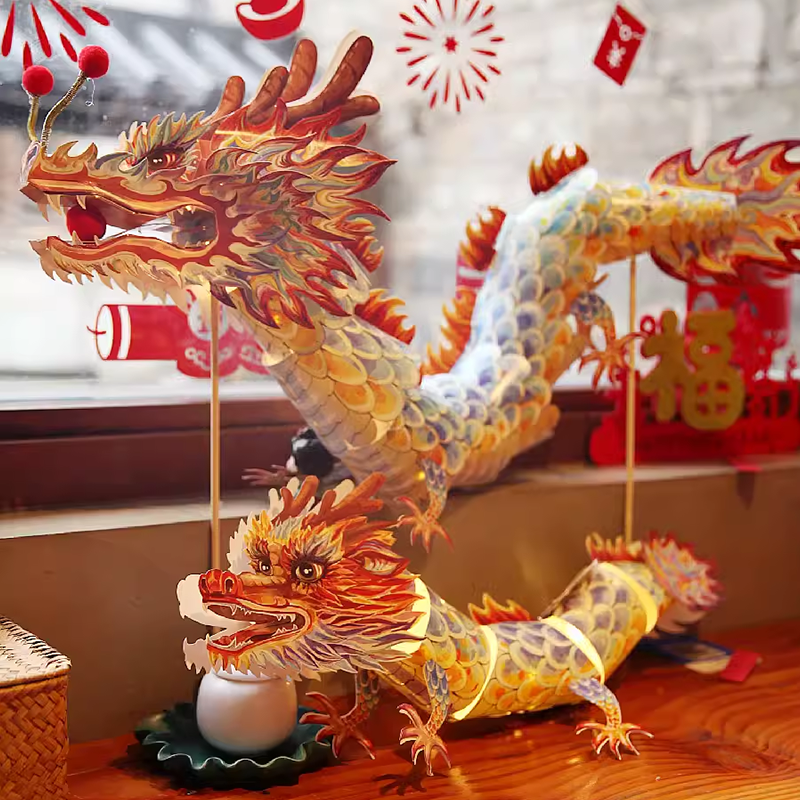 Chinese Dragon Lantern DIY Kit