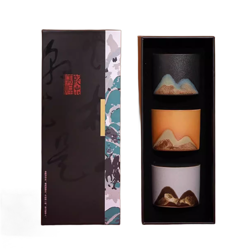 Dunhuang Academy Landscape Teacup Gift Box