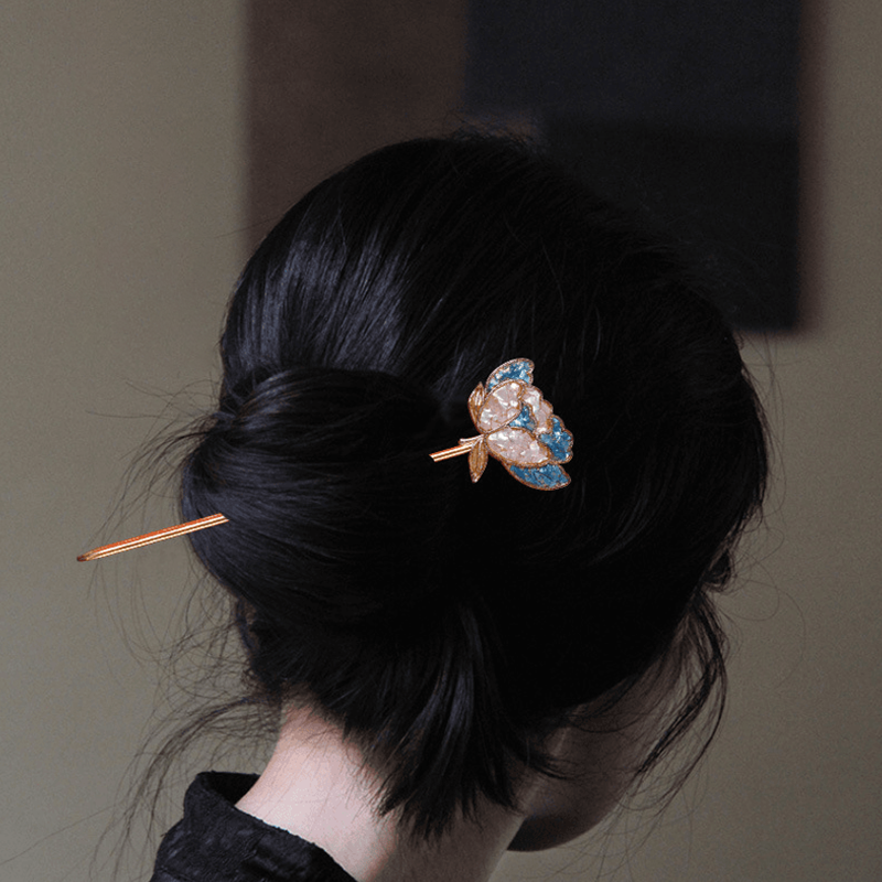 Mother-of-pearl diy brooch hairpin material kit