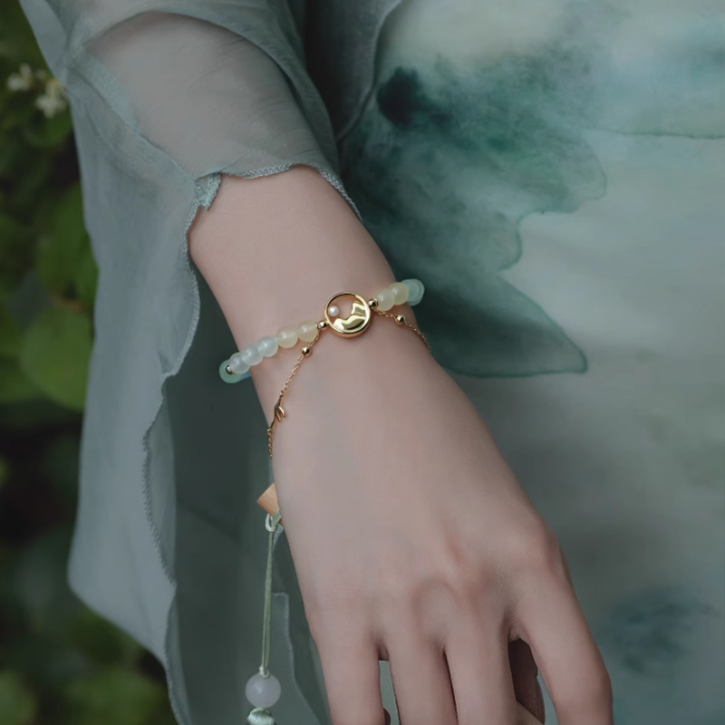 A thousand Li Jiangshan bracelet necklace