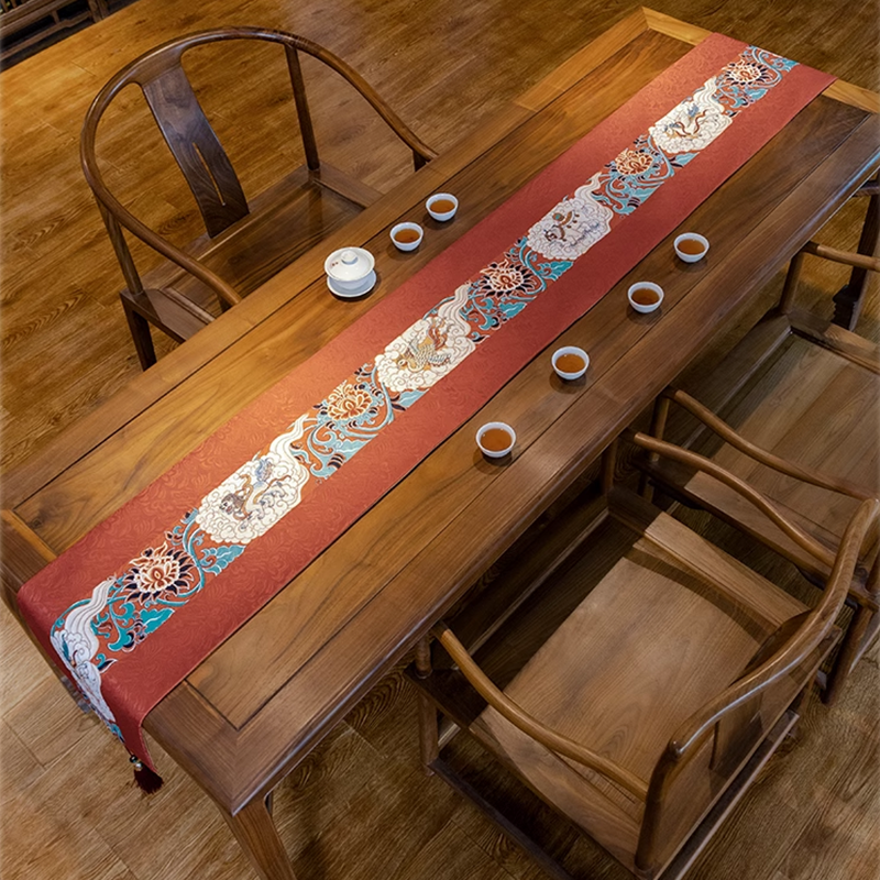 Dunhuang Blessing Beast Table Runner